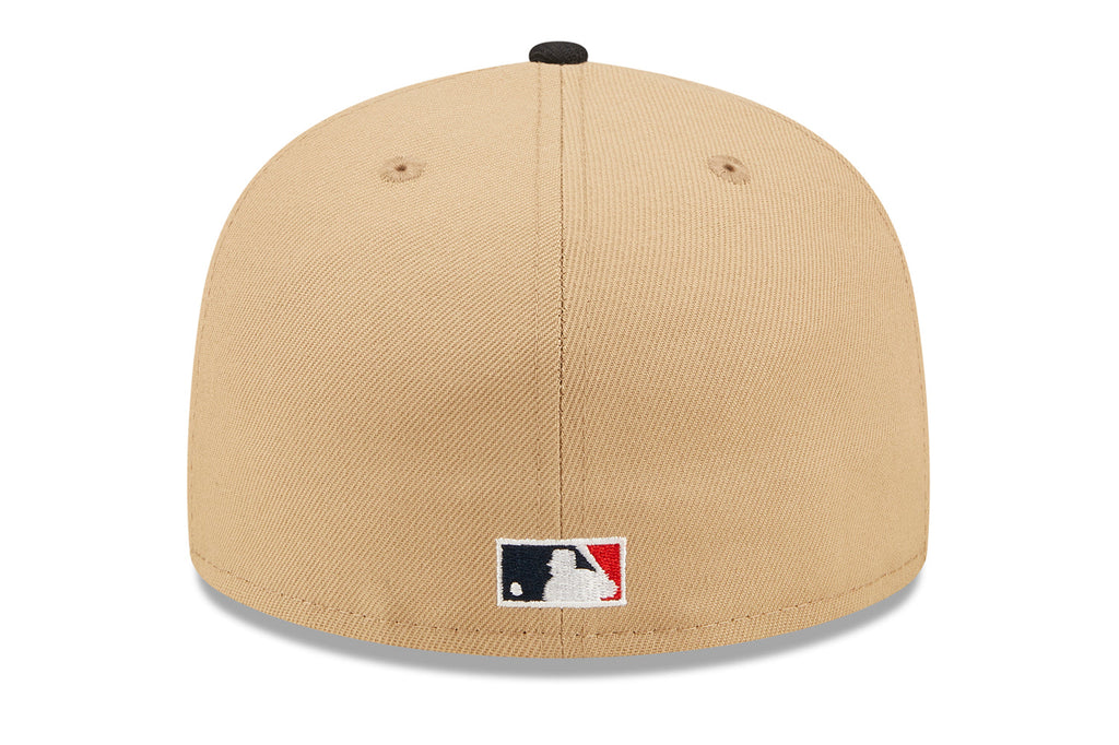 New Era x Lids HD  Atlanta Braves Classic Camel 2022 59FIFTY Fitted Cap