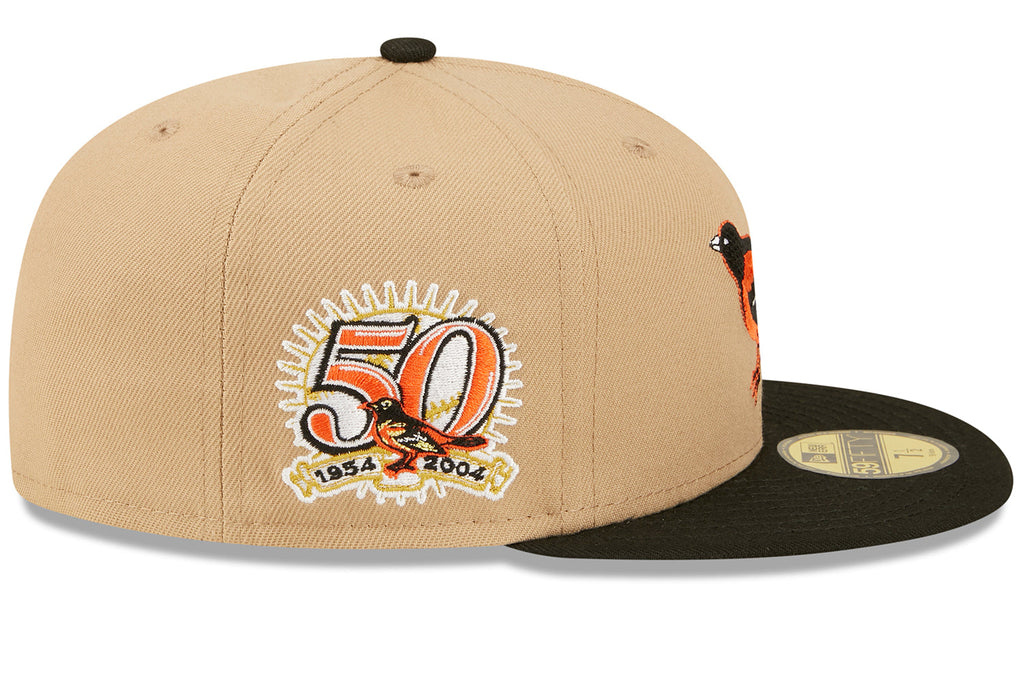 New Era x Lids HD  Baltimore Orioles Classic Camel 2022 59FIFTY Fitted Cap