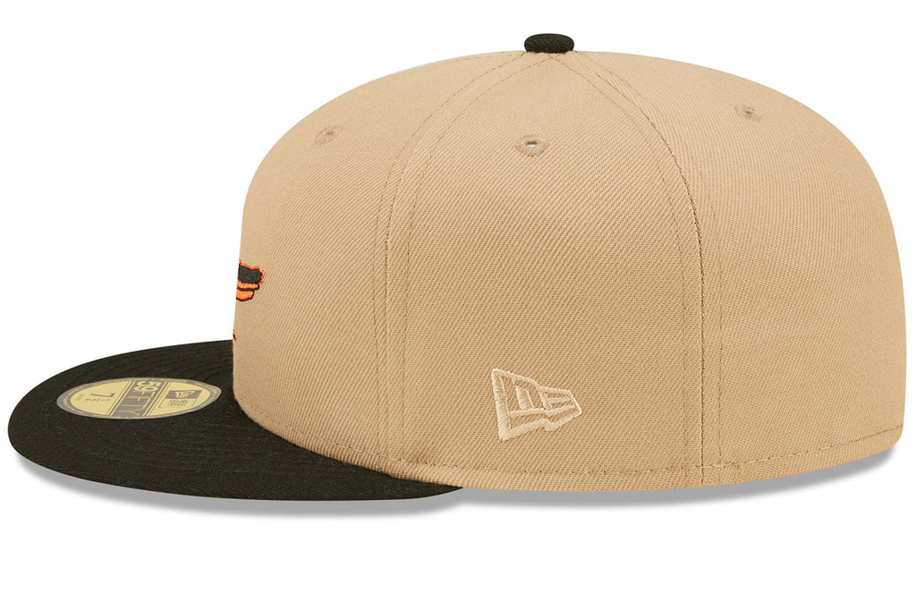 New Era x Lids HD  Baltimore Orioles Classic Camel 2022 59FIFTY Fitted Cap