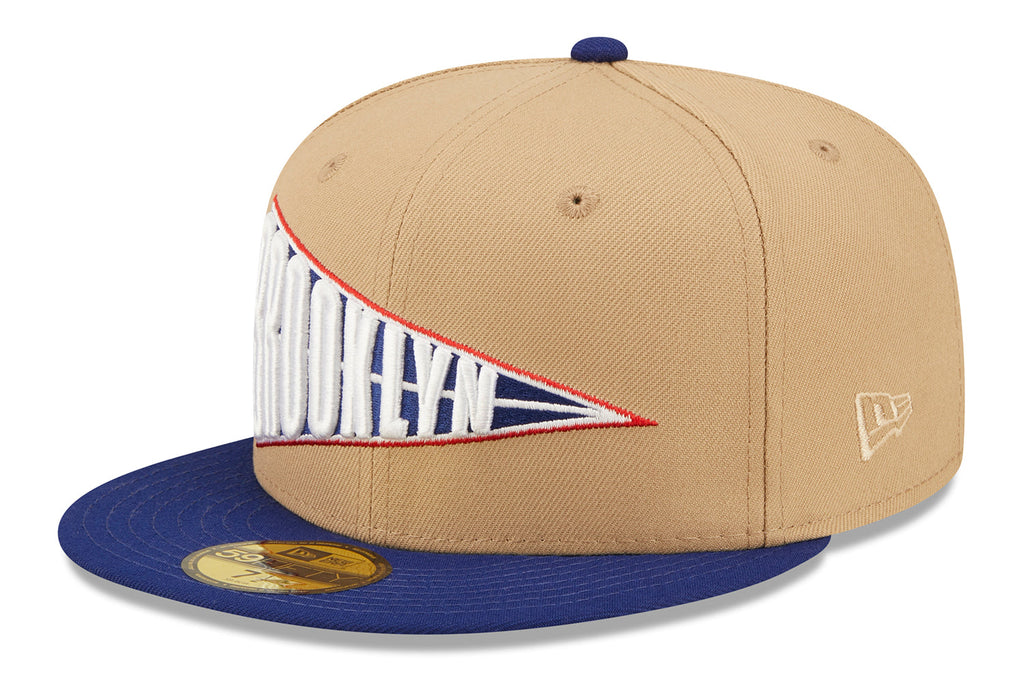 New Era x Lids HD  Brooklyn Dodgers Classic Camel 2022 59FIFTY Fitted Cap