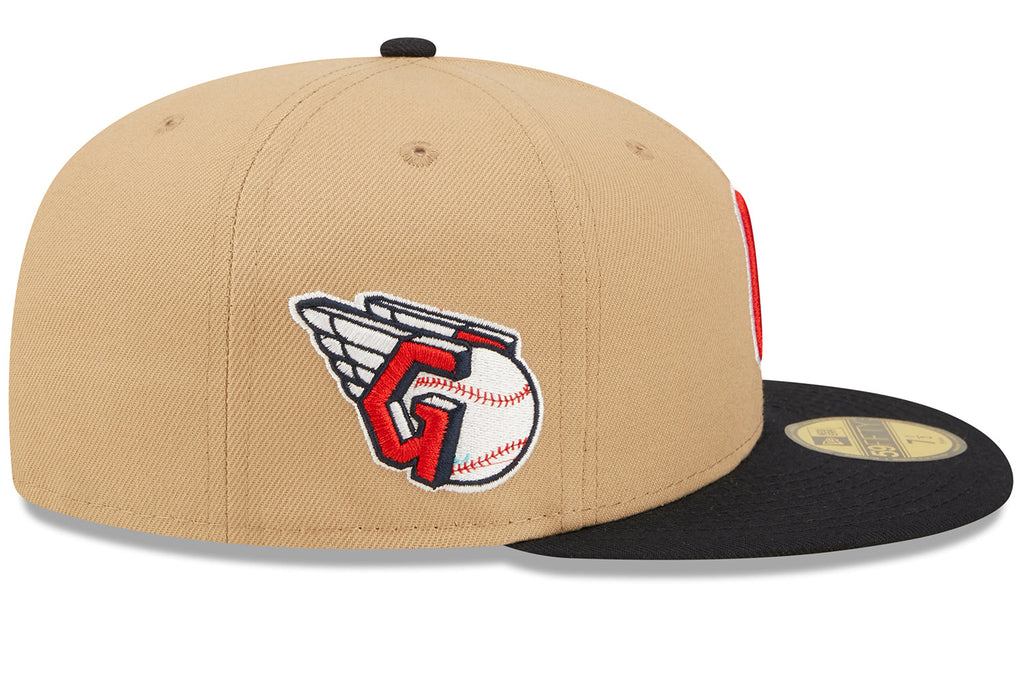 New Era x Lids HD  Cleveland Guardians Classic Camel 2022 59FIFTY Fitted Cap