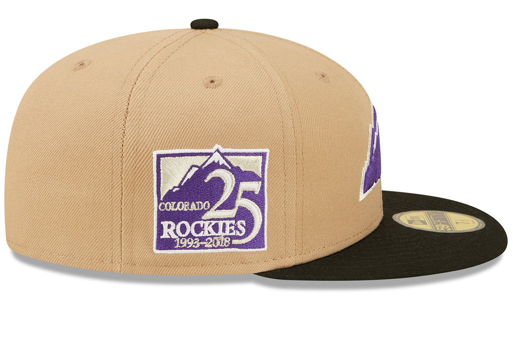 New Era x Lids HD  Colorado Rockies Classic Camel 2022 59FIFTY Fitted Cap