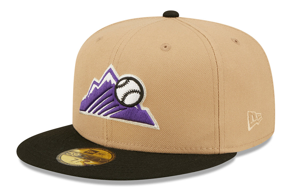 New Era x Lids HD  Colorado Rockies Classic Camel 2022 59FIFTY Fitted Cap