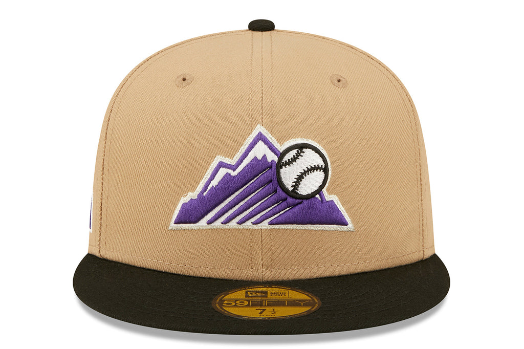 New Era x Lids HD  Colorado Rockies Classic Camel 2022 59FIFTY Fitted Cap