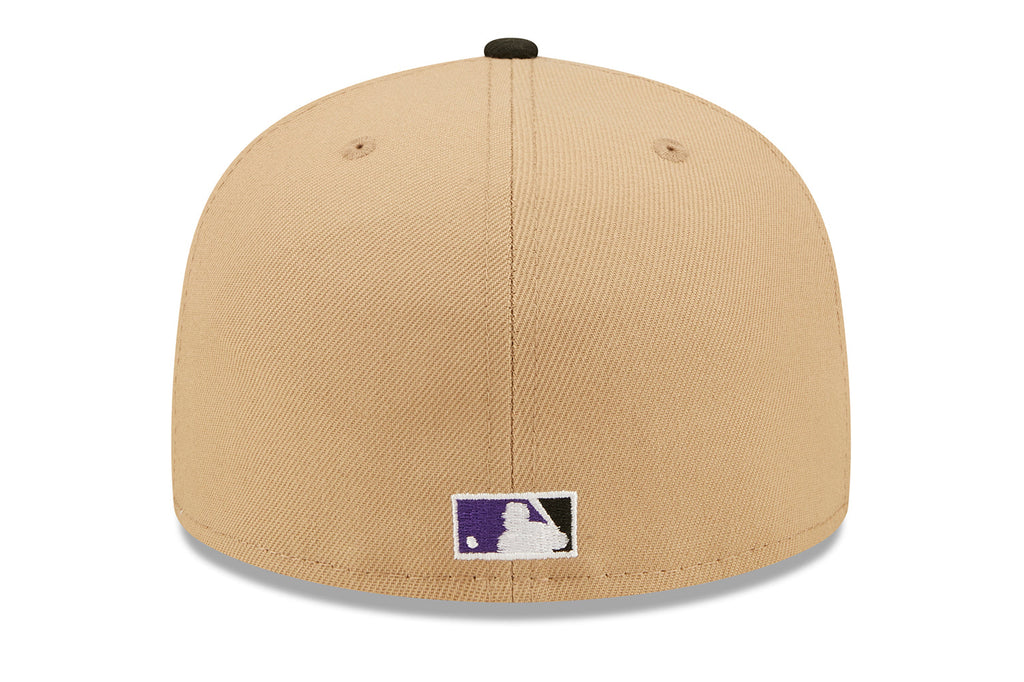 New Era x Lids HD  Colorado Rockies Classic Camel 2022 59FIFTY Fitted Cap