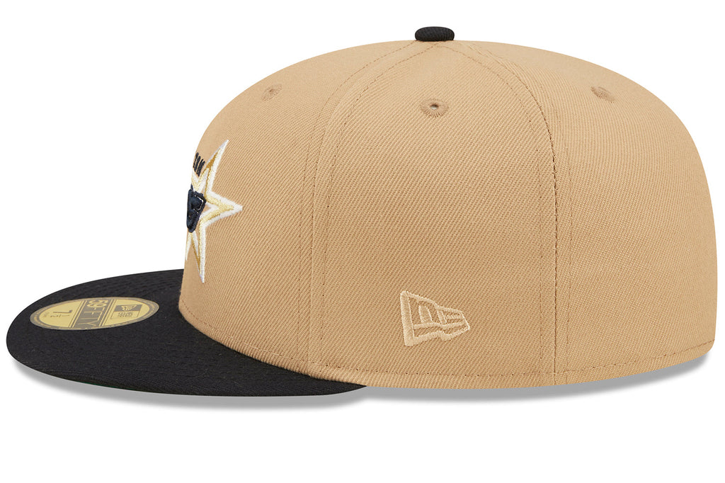 New Era x Lids HD  Houston Astros Classic Camel 2022 59FIFTY Fitted Cap