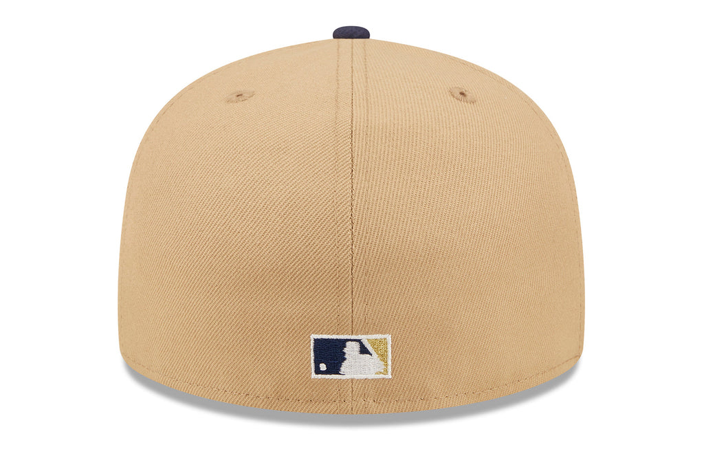 New Era x Lids HD  Milwaukee Brewers Classic Camel 2022 59FIFTY Fitted Cap