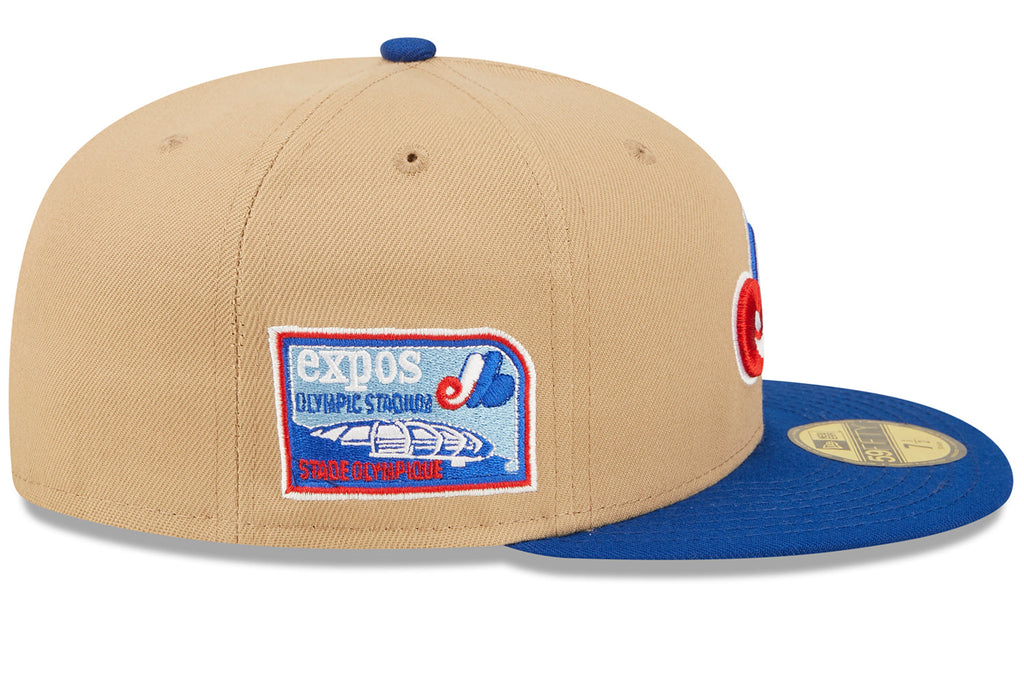 New Era x Lids HD  Montreal Expos Classic Camel 2022 59FIFTY Fitted Cap