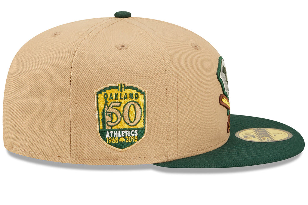 New Era x Lids HD  Oakland Athletics Classic Camel 2022 59FIFTY Fitted Cap