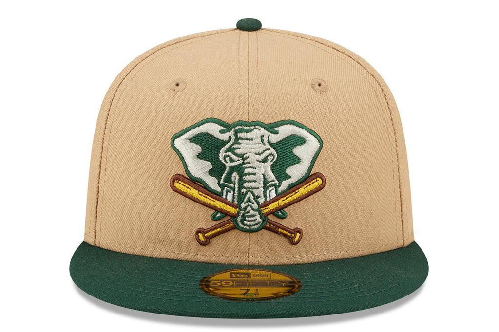 New Era x Lids HD  Oakland Athletics Classic Camel 2022 59FIFTY Fitted Cap