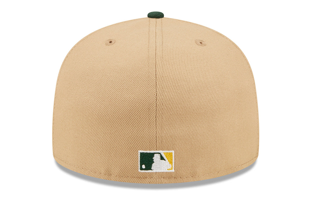 New Era x Lids HD  Oakland Athletics Classic Camel 2022 59FIFTY Fitted Cap