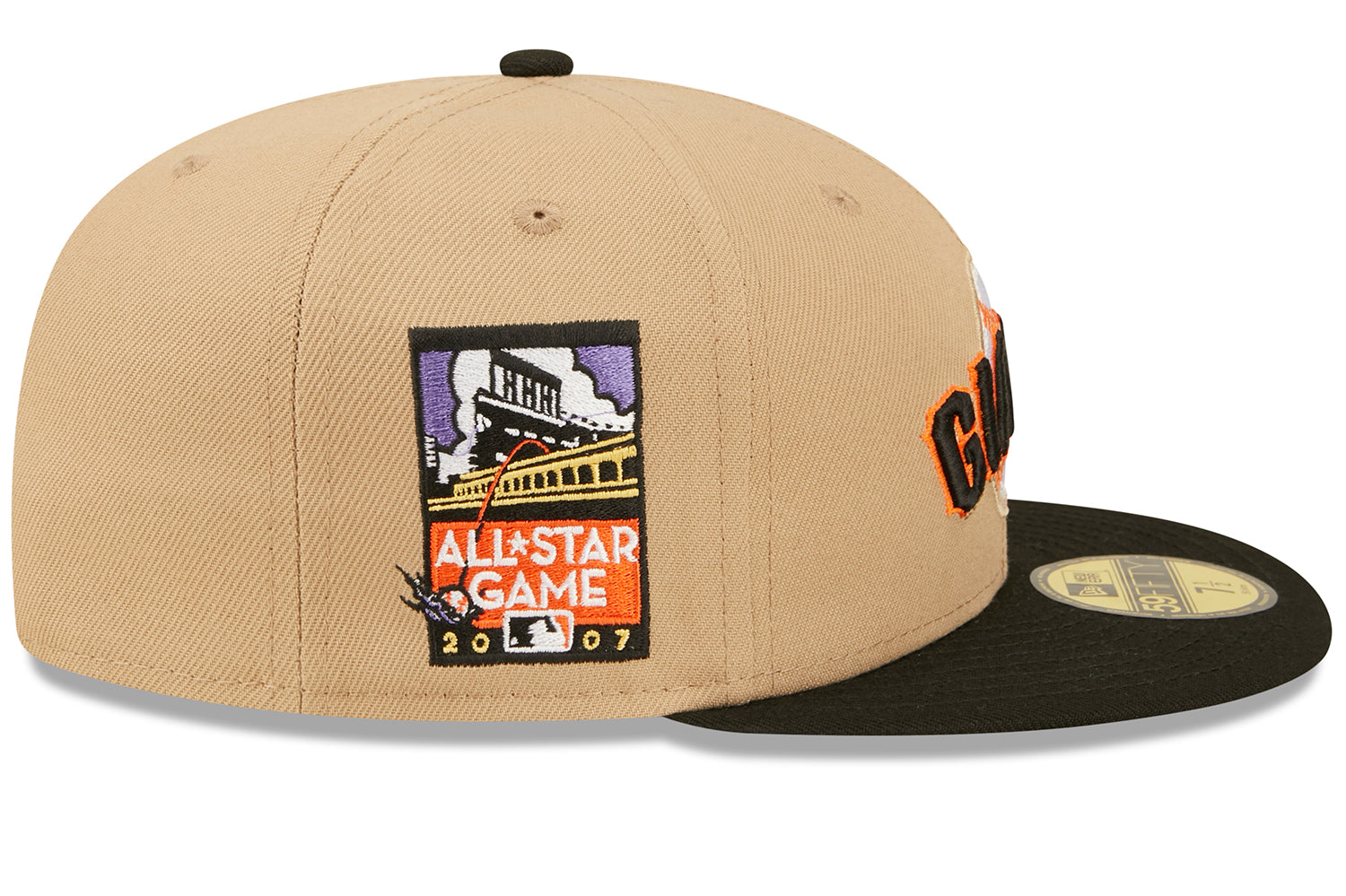 San Francisco SF Giants DaBu Camel Fitted Hat by New Era