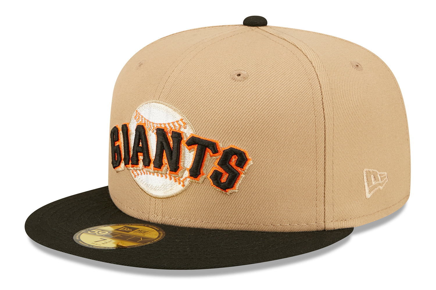 San Francisco SF Giants DaBu Camel Fitted Hat by New Era