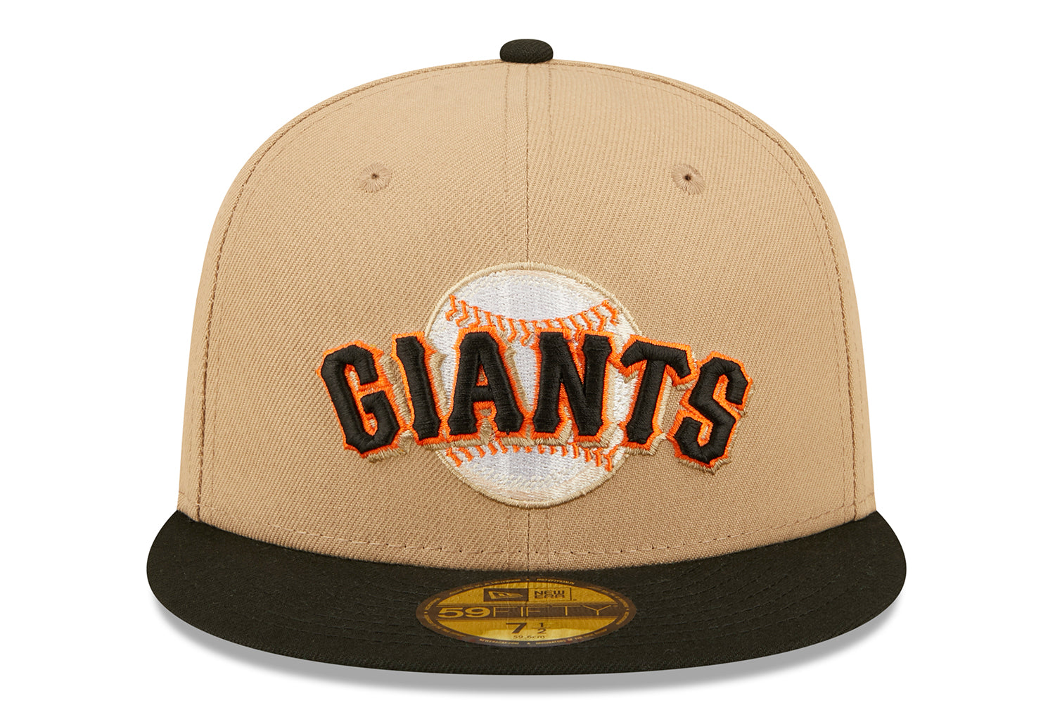 San Francisco SF Giants DaBu Camel Fitted Hat by New Era