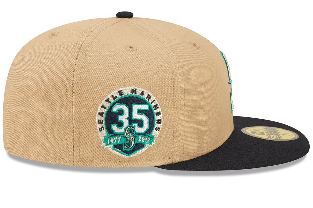 New Era x Lids HD  Seattle Mariners Classic Camel 2022 59FIFTY Fitted Cap