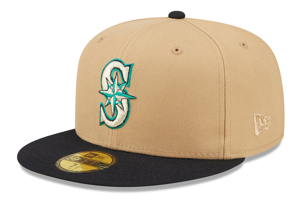 New Era x Lids HD  Seattle Mariners Classic Camel 2022 59FIFTY Fitted Cap