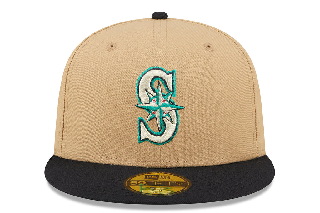 New Era x Lids HD  Seattle Mariners Classic Camel 2022 59FIFTY Fitted Cap