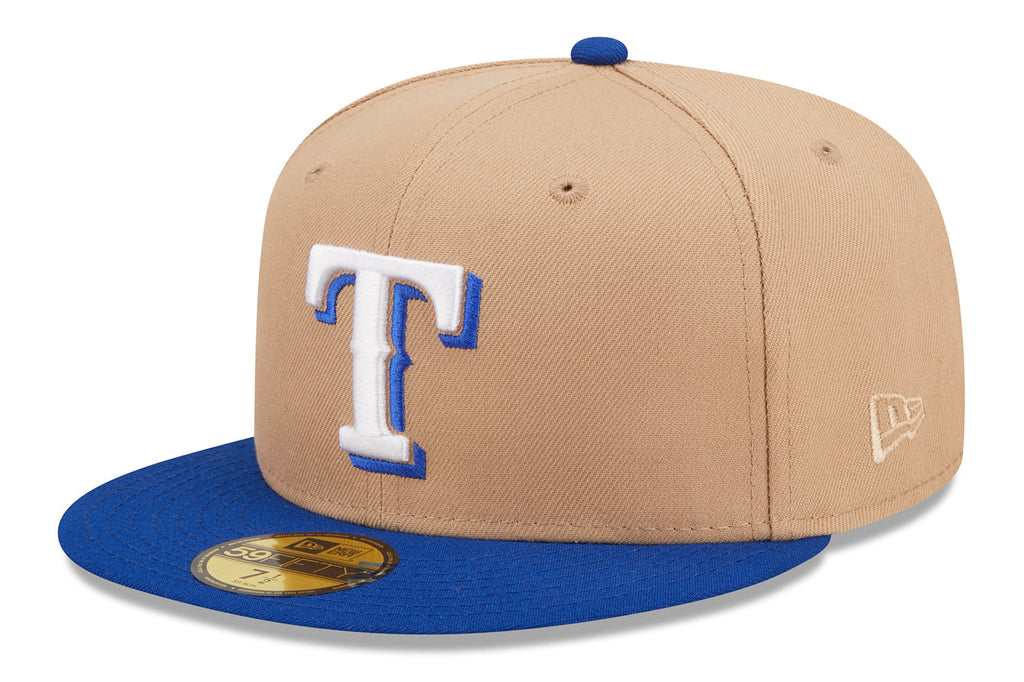 New Era x Lids HD  Texas Rangers Classic Camel 2022 59FIFTY Fitted Cap