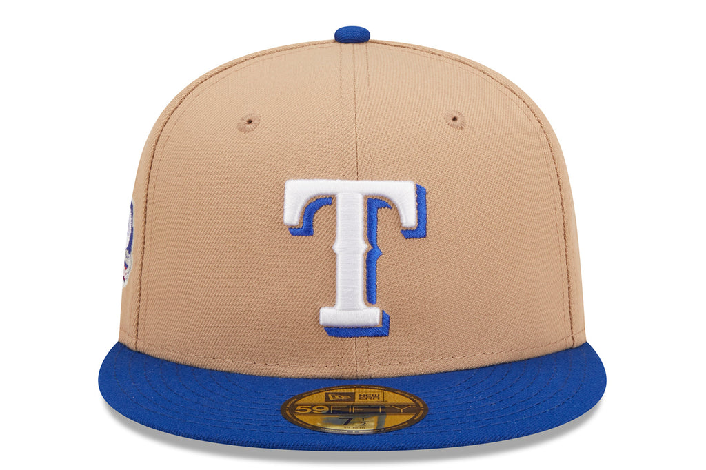 New Era x Lids HD  Texas Rangers Classic Camel 2022 59FIFTY Fitted Cap