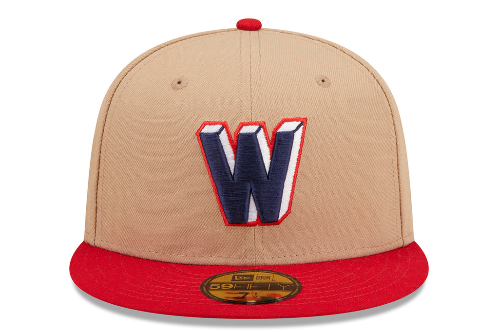 New Era x Lids HD  Washington Senators Classic Camel 2022 59FIFTY Fitted Cap