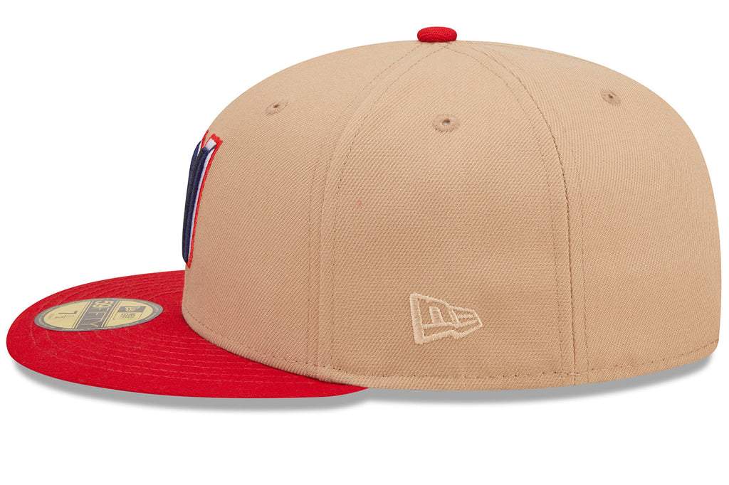 New Era x Lids HD  Washington Senators Classic Camel 2022 59FIFTY Fitted Cap