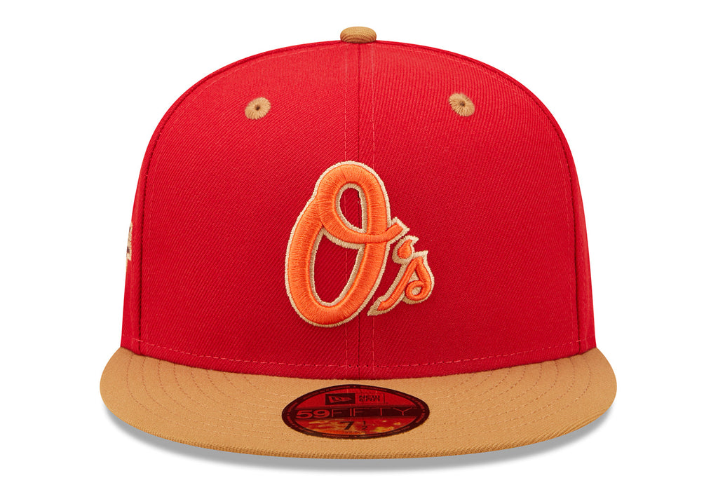 New Era x Lids HD  Baltimore Orioles Red Rock 2022 59FIFTY Fitted Cap