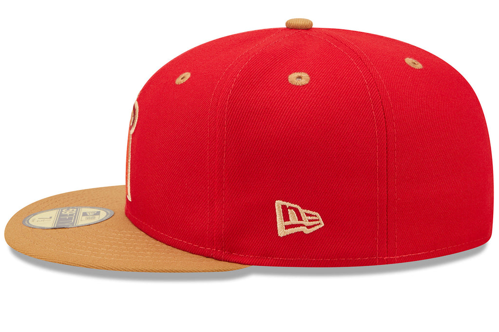 New Era x Lids HD  California Angels Red Rock 2022 59FIFTY Fitted Cap