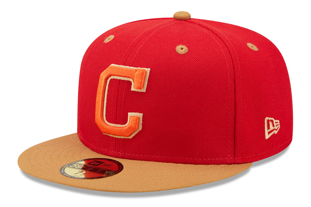 New Era x Lids HD  Cleveland Indians Red Rock 2022 59FIFTY Fitted Cap