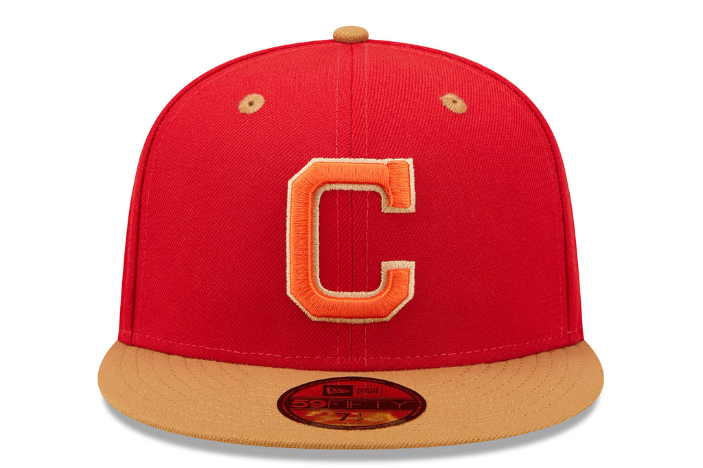 New Era x Lids HD  Cleveland Indians Red Rock 2022 59FIFTY Fitted Cap