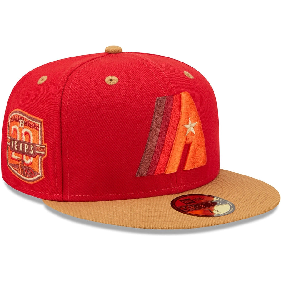 New Era x Lids HD  Houston Astros Red Rock 2022 59FIFTY Fitted Cap