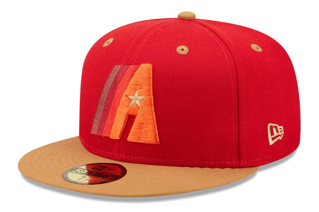 New Era x Lids HD  Houston Astros Red Rock 2022 59FIFTY Fitted Cap