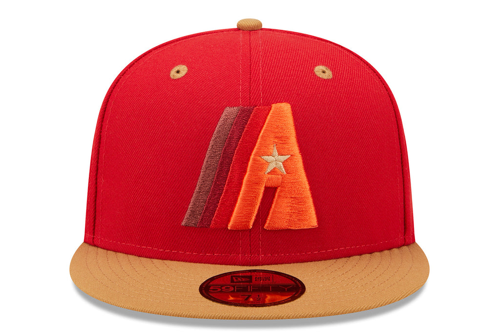 New Era x Lids HD  Houston Astros Red Rock 2022 59FIFTY Fitted Cap