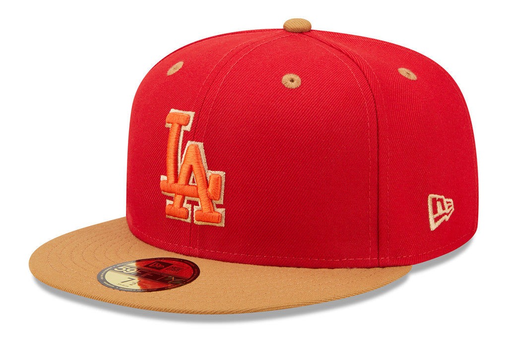 New Era x Lids HD  Los Angeles Dodgers Red Rock 2022 59FIFTY Fitted Cap