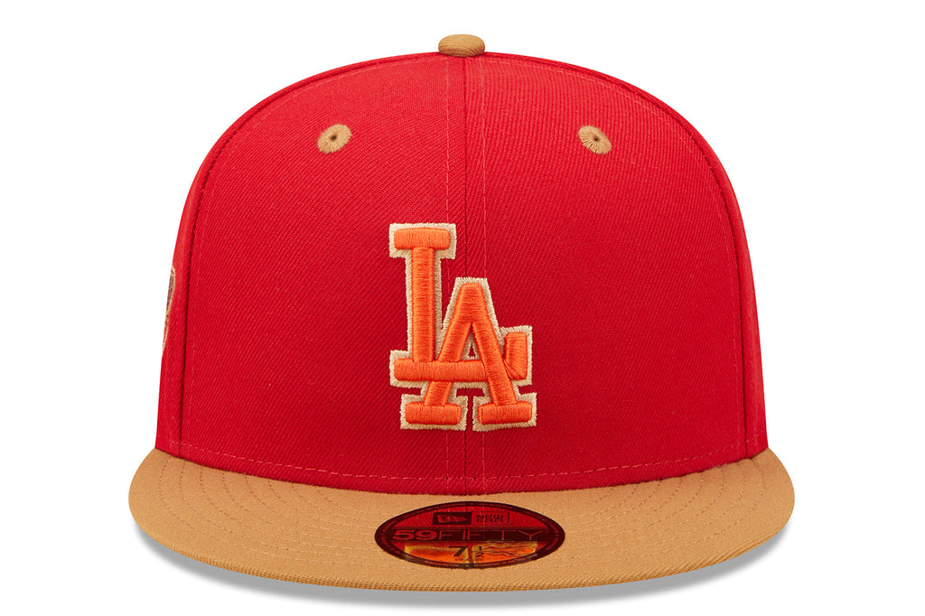 New Era x Lids HD  Los Angeles Dodgers Red Rock 2022 59FIFTY Fitted Cap