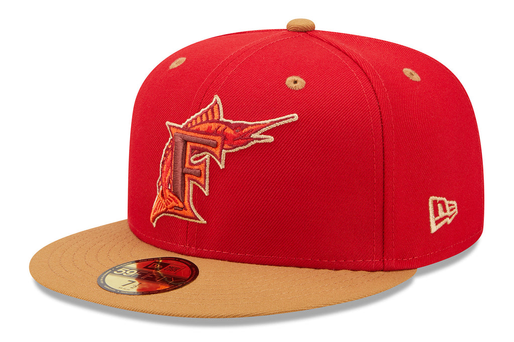 New Era x Lids HD  Florida Marlins Red Rock 2022 59FIFTY Fitted Cap