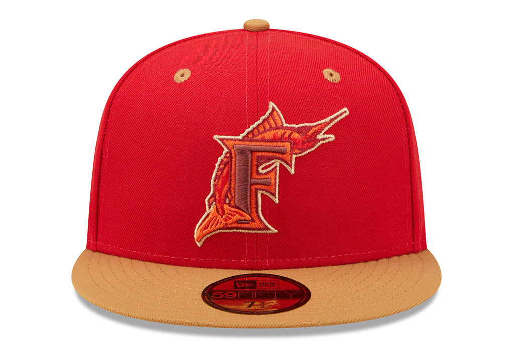 New Era x Lids HD  Florida Marlins Red Rock 2022 59FIFTY Fitted Cap