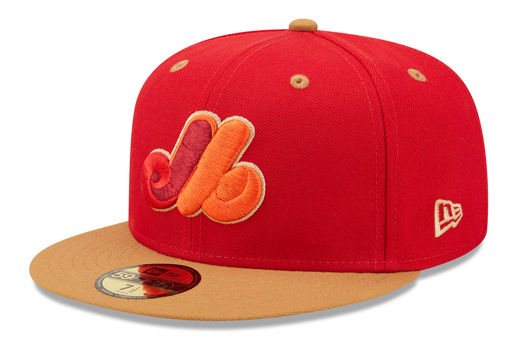 New Era x Lids HD  Montreal Expos Red Rock 2022 59FIFTY Fitted Cap