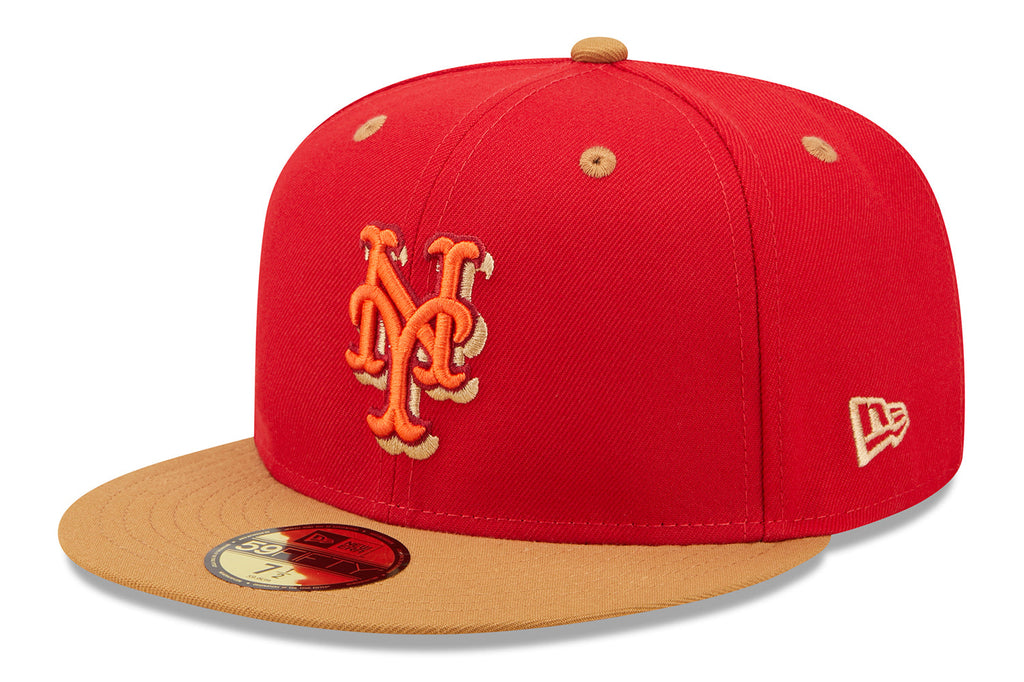 New Era x Lids HD  New York Mets Red Rock 2022 59FIFTY Fitted Cap