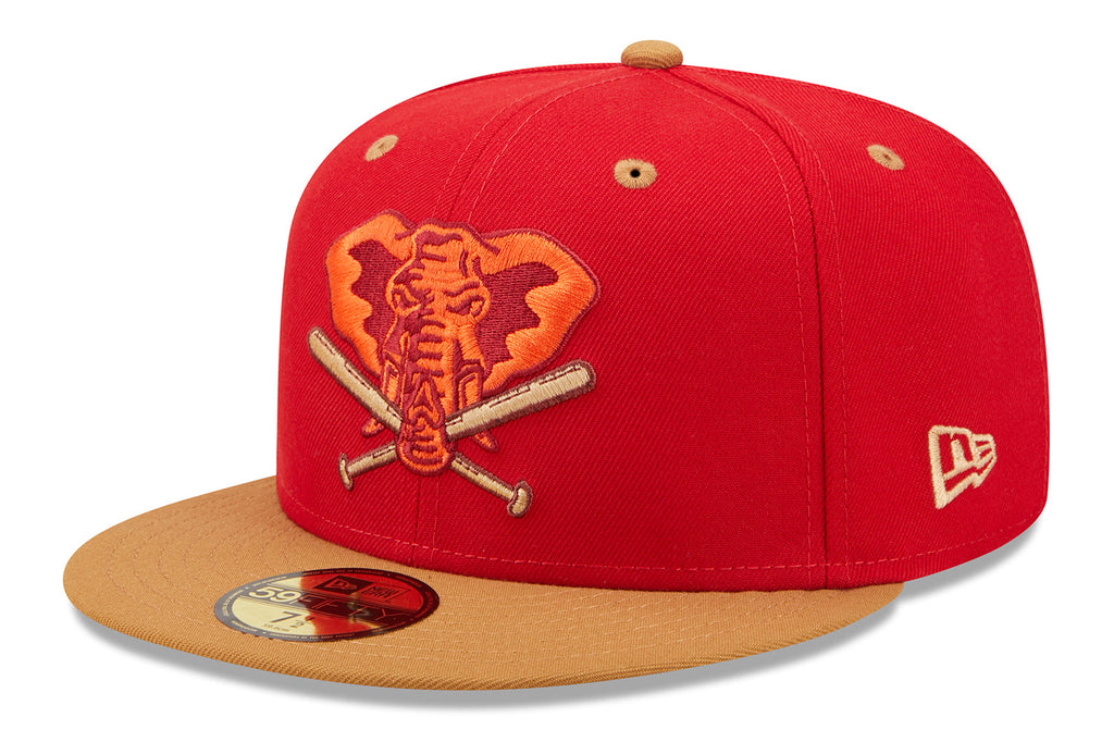 New Era x Lids HD  Oakland Athletics Red Rock 2022 59FIFTY Fitted Cap