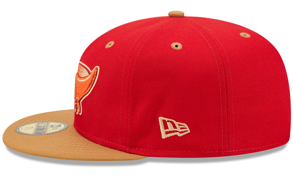 New Era x Lids HD  Tampa Bay Rays Red Rock 2022 59FIFTY Fitted Cap