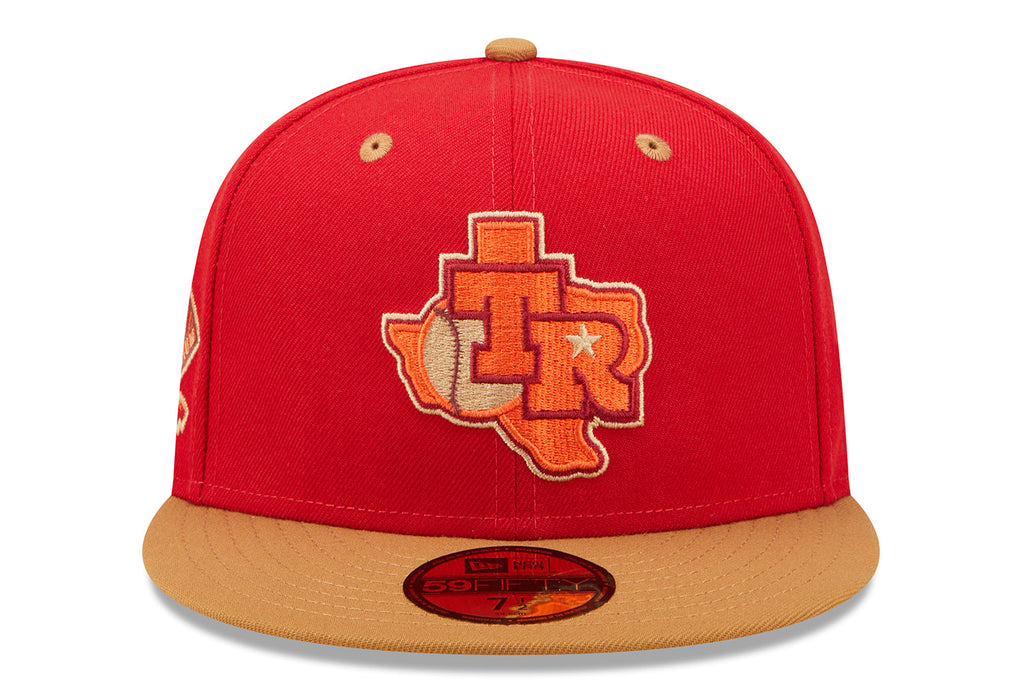 New Era x Lids HD  Texas Rangers Red Rock 2022 59FIFTY Fitted Cap