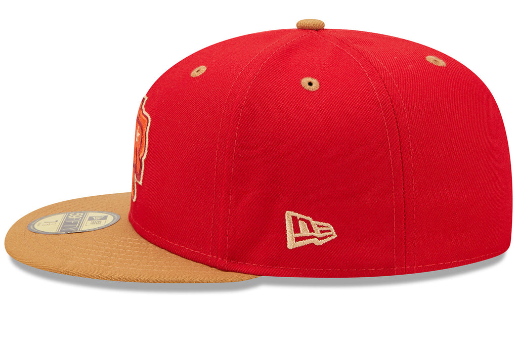 New Era x Lids HD  Texas Rangers Red Rock 2022 59FIFTY Fitted Cap