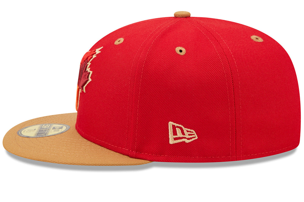 New Era x Lids HD  Toronto Blue Jays Red Rock 2022 59FIFTY Fitted Cap