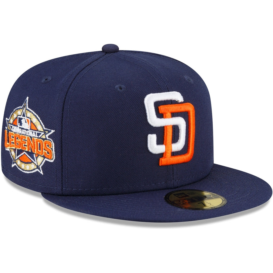 SAN DIEGO PADRES 40TH ANNIVERSARY CAMEL ORANGE BRIM NEW ERA FITTED HAT –  Sports World 165