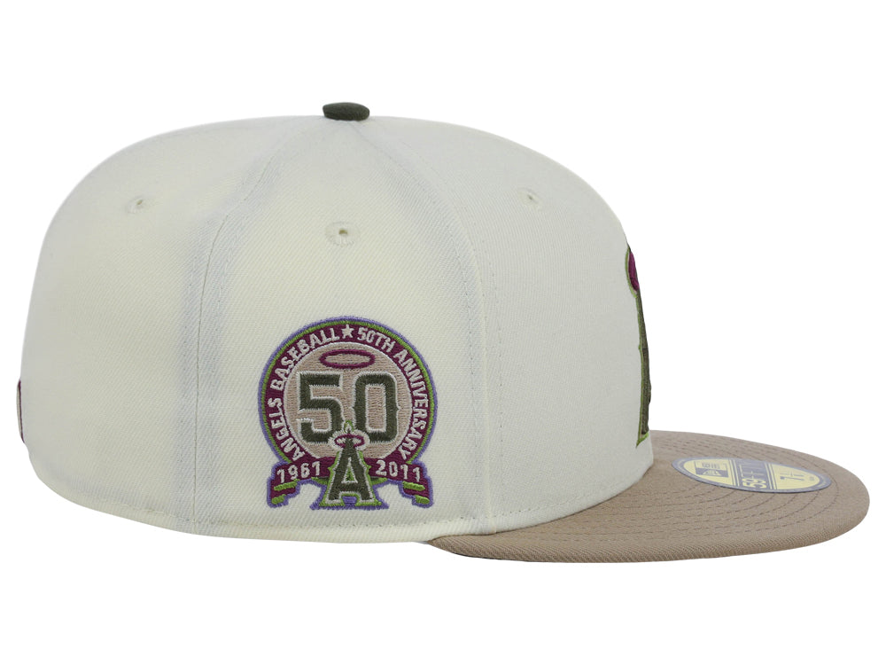 New Era x Lids HD Anaheim Angels Pistacia Vera 59FIFTY Fitted Cap