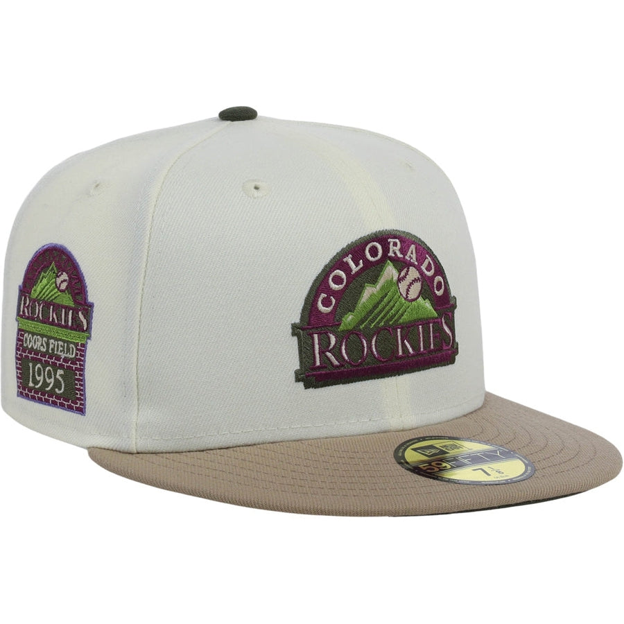 New Era x Lids HD Colorado Rockies Pistacia Vera 59FIFTY Fitted Cap