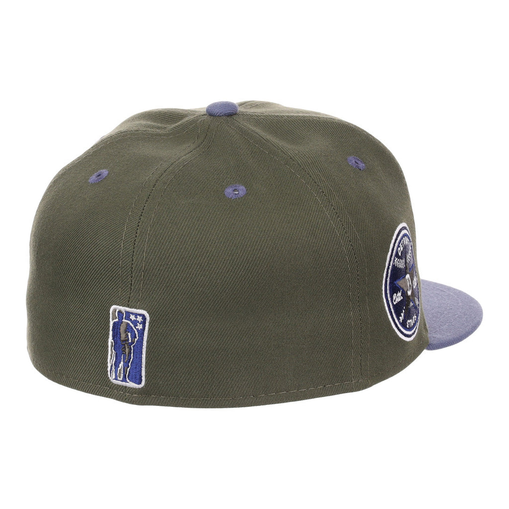 Ebbets Detroit Stars NLB Mossy Slate Fitted Hat