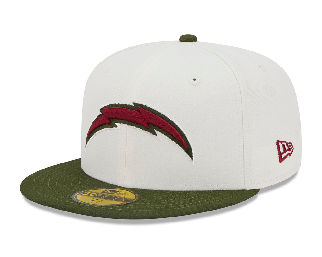 Lids HD x New Era Los Angeles Chargers NFL Olive Branch 2022 59FIFTY Fitted Cap