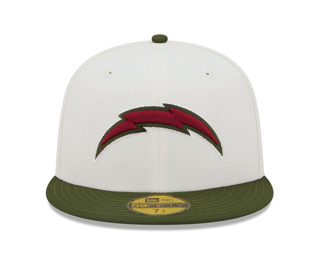 Lids HD x New Era Los Angeles Chargers NFL Olive Branch 2022 59FIFTY Fitted Cap