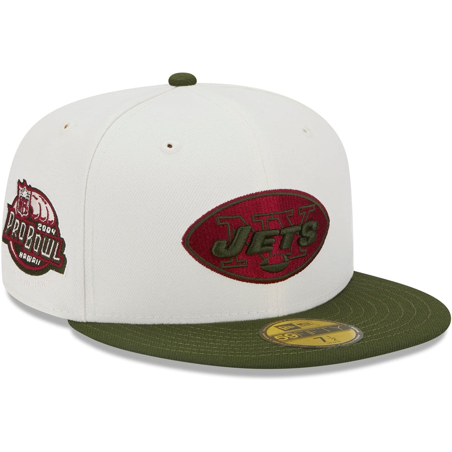 New Era Men's New York Jets 2023 Sideline Pinwheel 59Fifty Fitted